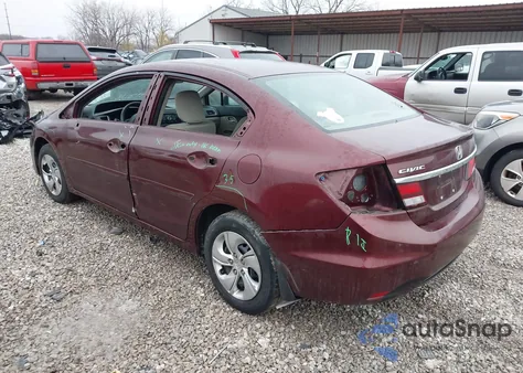 2015 Honda Civic Lx from USA, damaged, VIN 19XFB2F51FE121803